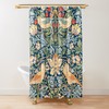 Birds Boho Shower Curtain with Art Nouveau and Eco-Friendly Design - Perfect for Any Bath Decor