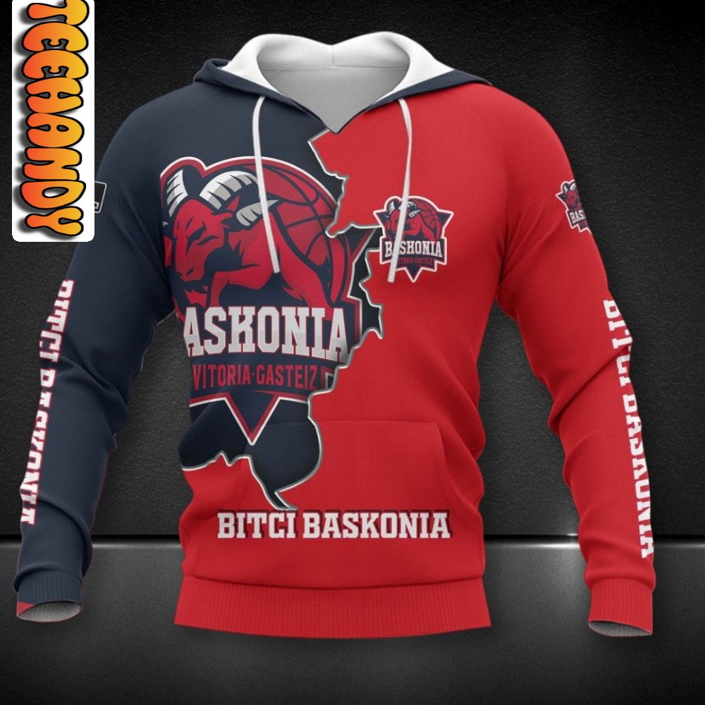 Bitci Baskonia All Over Print 3D Hoodie