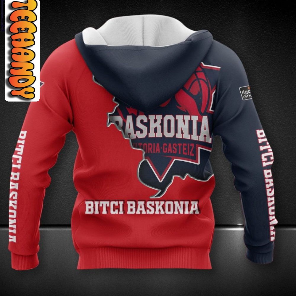 Bitci Baskonia All Over Print 3D Hoodie - Image 2