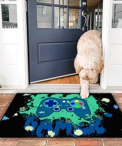 Black Carpets Mats for Mens and Teens Game Play Area Rug