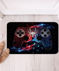 Black Game Controller Kitchen Mat for Gamer Boys Bedroom Decor - Add a Stylish Touch with Erosebridal Gaming PC Rug