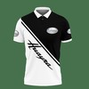 Black Polo Collar 3D Printed Pagani Nqp-Ht Polo Shirt: Ver 1