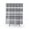Black and White Shower Curtain for Dorm Room & Bathroom Decor - 71 x 71 inch Design and Bath Accessories