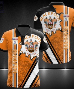 Blackpool FC Adds a Touch of Style with the 3D Polo Shirt.