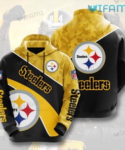 Bleed Black And Gold - Steelers Camo 3D All Over Print Hoodie