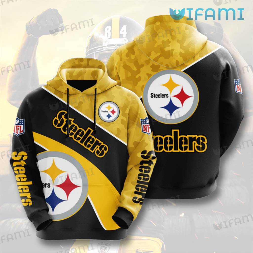 Bleed Black And Gold - Steelers Camo 3D All Over Print Hoodie