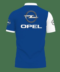 Blue All Over Print Polo Shirt: 3D Printed Opel Ttt-Va Polo Shirt Ver 4