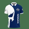 Blue Nissan Ttt-Va Polo Shirt Ver 1: Personalized Athletic Piece with 3D Print