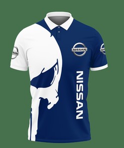 Blue Nissan Ttt-Va Polo Shirt Ver 1: Personalized Athletic Piece with 3D Print