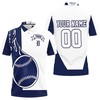 Blue and White Detroit Tigers 3D All Over Print Polo Shirt with Personalized Touch and Breathable Fabric