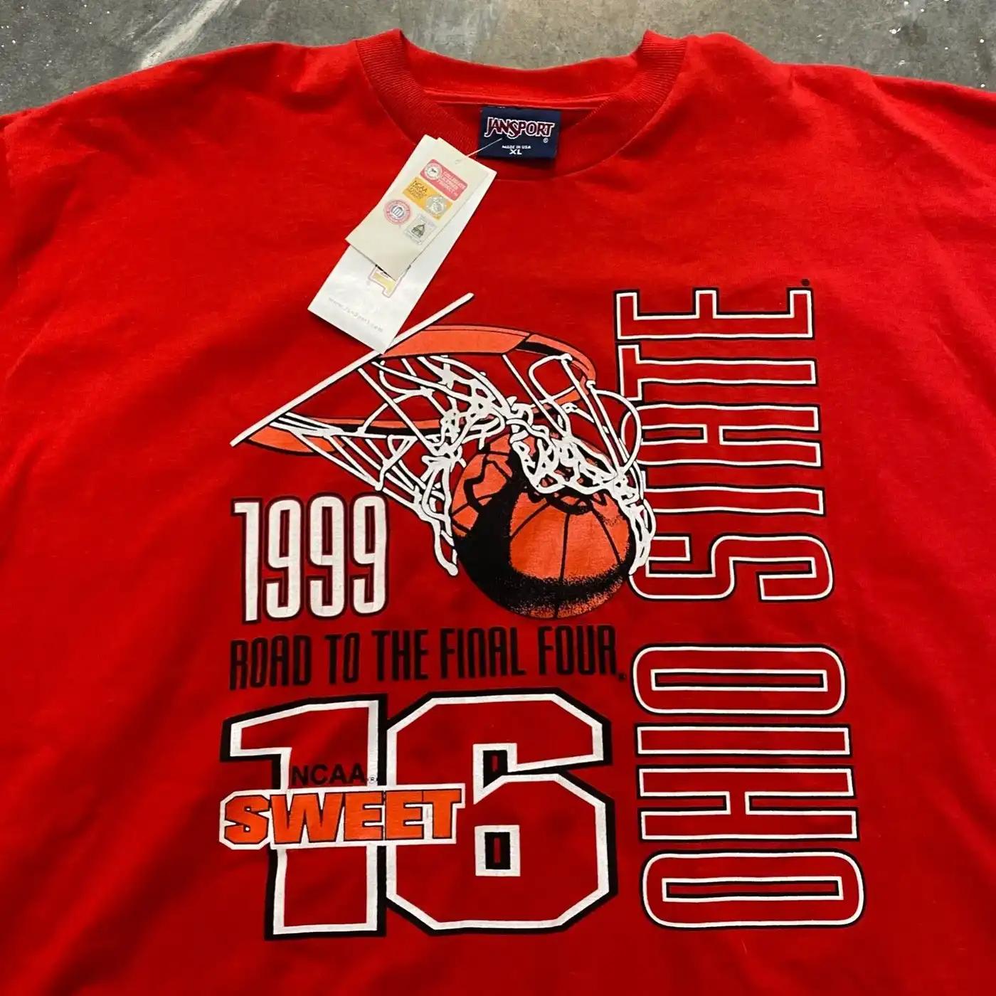 Bnwt Vintage Style 90S Ohio State Buckeyes Jansport University American Sweatshirt Gifts For Ncaa - Image 2