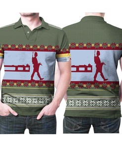 Boba Fett Nordic Christmas Knitting Pattern 3D Polo Shirt All Over Print Shirt 3D T-Shirt