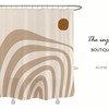 Bohemian Desert Sunset Shower Curtain, Waterproof Washable with Hooks, Custom Sizes Available