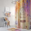 Boho Chic Gypsy Lights Shower Curtain with Optional Bath Mat Bathroom Set for Vibrant Home Decor