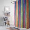 Boho Chic Shower Curtain | Boho Maximalist Bathroom Decor with Restroom Shower Curtain Print
