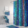 Boho Chic Shower Curtain  Gypsy Blue  Optional Bath Mat, Towels, Bathroom Set with Shower Curtains Decorative Print