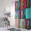Boho Chic Shower Curtain Optional Bath Mat Bathroom Set Gypsy Blocks with Shower Curtains Decorative Print