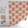 Boho Floral Bathroom Set, Groovy 60's 70's Hippie Shower Accessory, Fun Retro Decor for Spa Feeling
