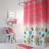 Boho Floral Shower Curtain with Unique Shower Curtains Print