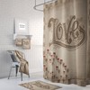 Boho Grunge Shower Curtain with Optional Bath Mat for Unique Bathroom Decor
