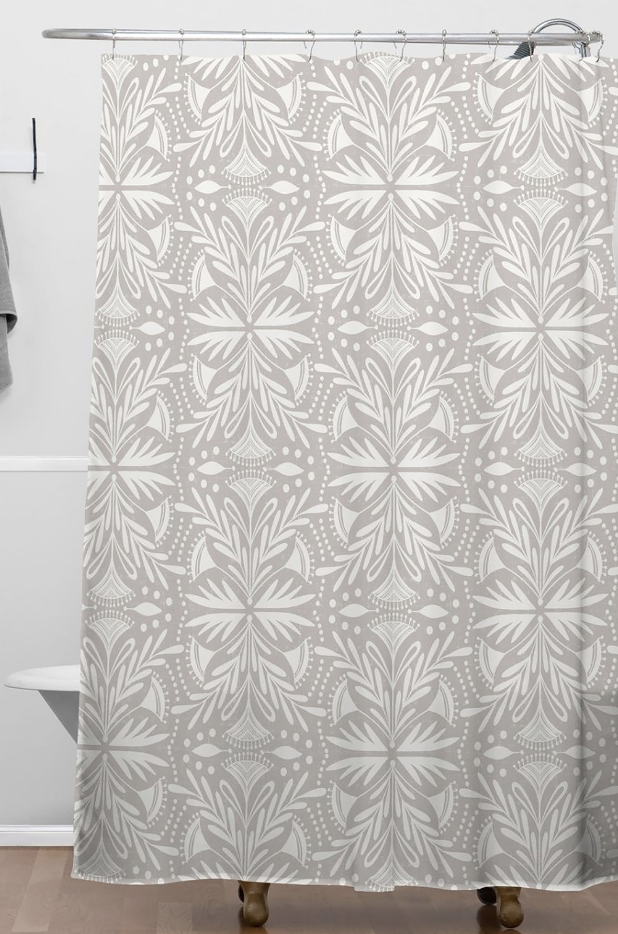 Boho Lenox Stone Beige Shower Curtain / Bathroom Decor / Vintage-Inspired - Image 3