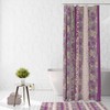 Boho Rose Shower Curtain with Optional Bath Mat and Towels for Elegant Bathroom Decor