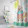 Boho Shower Curtain | Hippie Chic Blessing Design | Retro Van Bath Mat & Towel Option | Vintage Bathroom Decor
