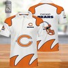 Bold Chicago Bears Logo Polo Shirt for Football Fans