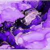Bold Purple Gold Marble Texture Area Carpet for Customizable Indoor Rug in 70s Style