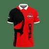 Bold Red Personalized Polo T-shirt: 3D Printed Opel Ttt-Va Polo Shirt Ver 4