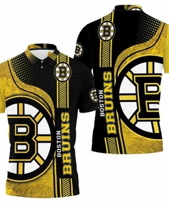 Boston Bruins Fans, Get Your Jersey Fix with the 3D All Over Print Polo Shirt.