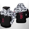 Boston Red Sox All Over Print Camo Veteran 3D Hoodie