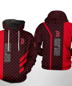 Boston Red Sox MLB 3D All Over Print Hoodie