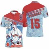 Boston Red Sox Second To None Pedroia 3D All Over Print Polo Shirt with Personalized Design