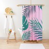 Botanic Summer Boho Shower Curtain with Eco-Friendly Material - Perfect for Floral Bathroom Decor