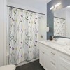 Botanical Garden Flowers Shower Curtain for a Farmhouse Look