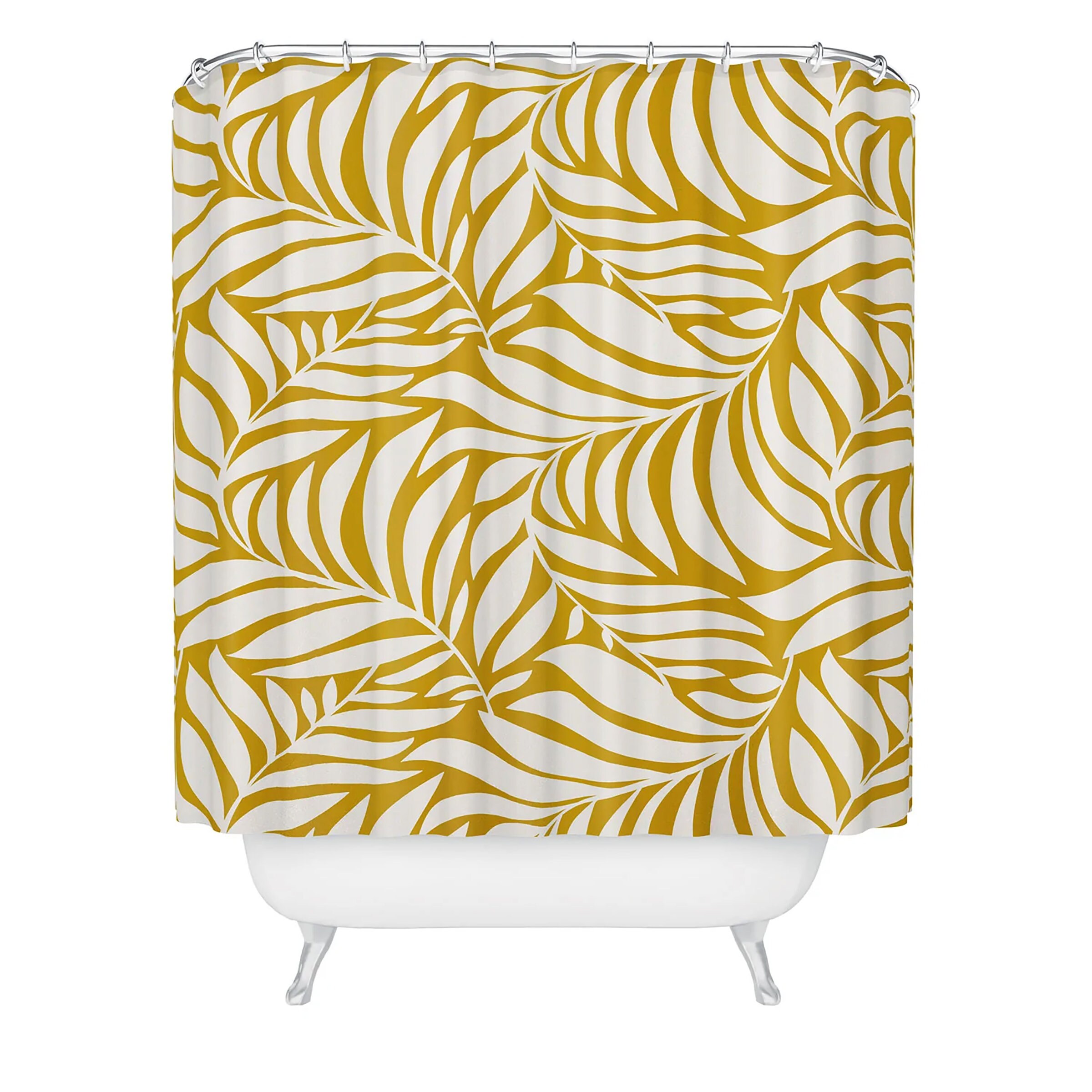Botanical Nature Inspired Boho Style Shower Curtain, Adds a Touch of Joy to Your Bathroom Decor, Bath Curtain - Image 2