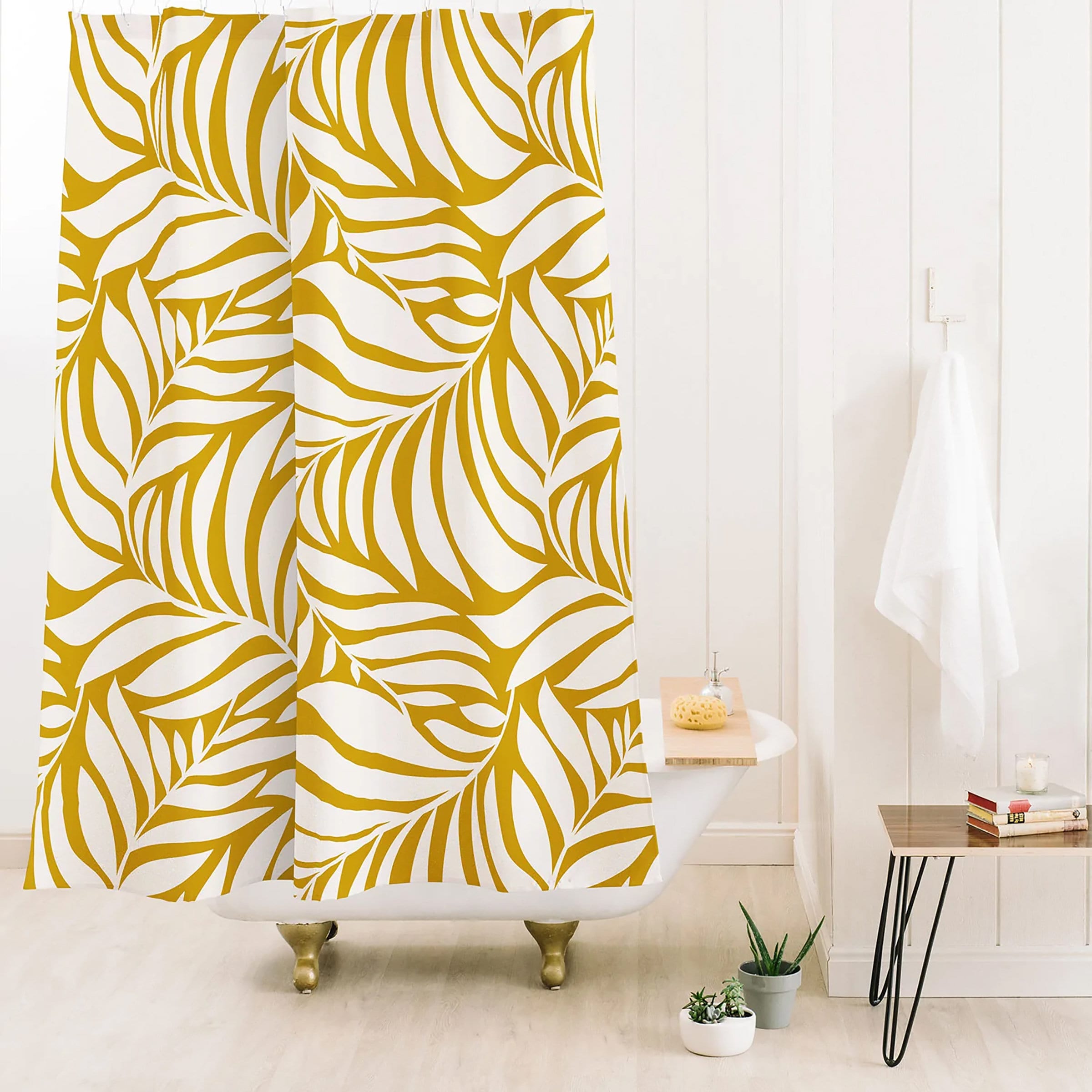 Botanical Nature Inspired Boho Style Shower Curtain, Adds a Touch of Joy to Your Bathroom Decor, Bath Curtain - Image 3