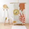 Botanical Shower Curtain Plant Leaves | Houseplant Decor Botanical Art Bathroom Decor + Quotes