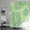 Botanical tropical leaves Shower Curtain | Green lucky clover fabric Bathroom Curtain | Home bath mat decor accessories