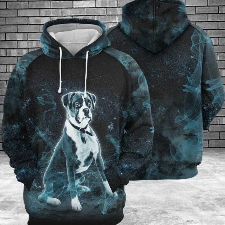 Boxer Galaxy Custom All Over Print Hoodie