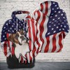 Boxer Usa Flag Scratch Custom All Over Print 3D Hoodie