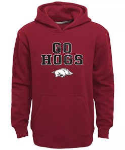 Boys 8-20 Arkansas Razorbacks Team Slogan Fleece Hoodie