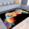 Boys Gamepad Area Rugs - Decorative 3D Printed Controller Design for Dining Living Play Room