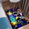 Boys' Gaming Area Rugs - Cool Game Style Bedroom Decor with Gamer Rug, Video Game Carpet for Teens