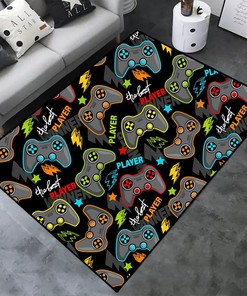 Boys Gifts Home T-Shirt, Hoodie, Crewneck Sweatshirt: Large Game Area Rugs 3D Gamer Carpet Decor Game Printed