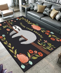Boys Video Game Room Chill Area Rugs - Gaming Small Rugs with Video Controller Watercolor Style