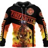 Brave Firefighter Custom All Over Print 3D Hoodie
