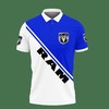 Breathable Fabric on 3D Printed Dodge Ram Lph-Ht Polo Shirt (Blue)