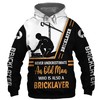 Bricklayer Never Underestimate an Old Man All Over Print 3D Hoodie